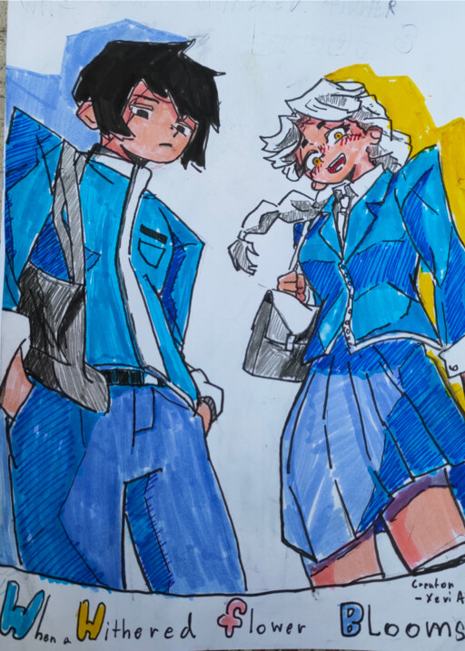 When a withered flower blooms