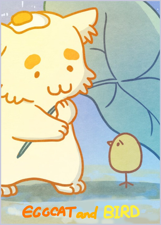 Eggcat and Bird