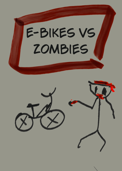 e-bikes vs zombies