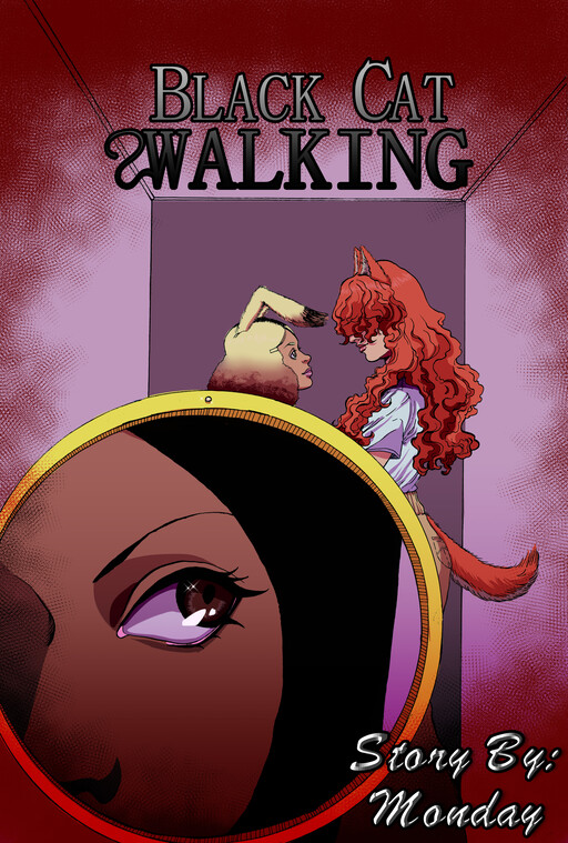 Black Cat Walking
